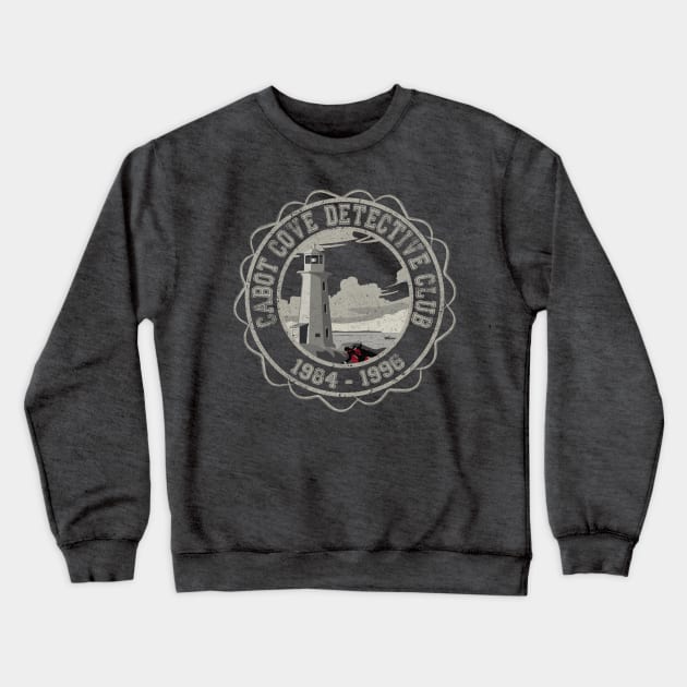 Cabot Cove Detective Club 1984 - 1996 Crewneck Sweatshirt by BOEC Gear